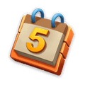 Logge dich 5 Tage hintereinander ein